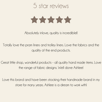 Custom Pram Bassinet Liner – Made for Your Baby’s Comfort