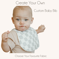 WHOLESALE - Australian Made Baby Bib - Select your own Fabric