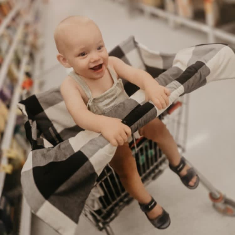 handmade shopping trolley liner